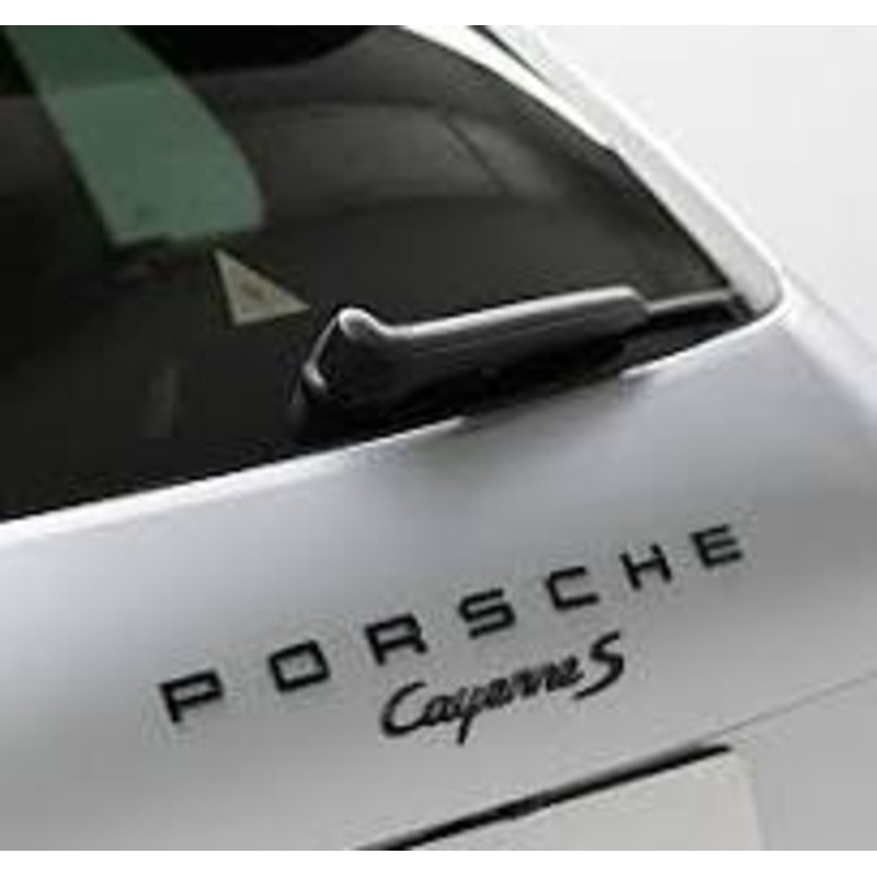 Porsche Model Designation Painted High Gloss Black – Cayenne 11-18
