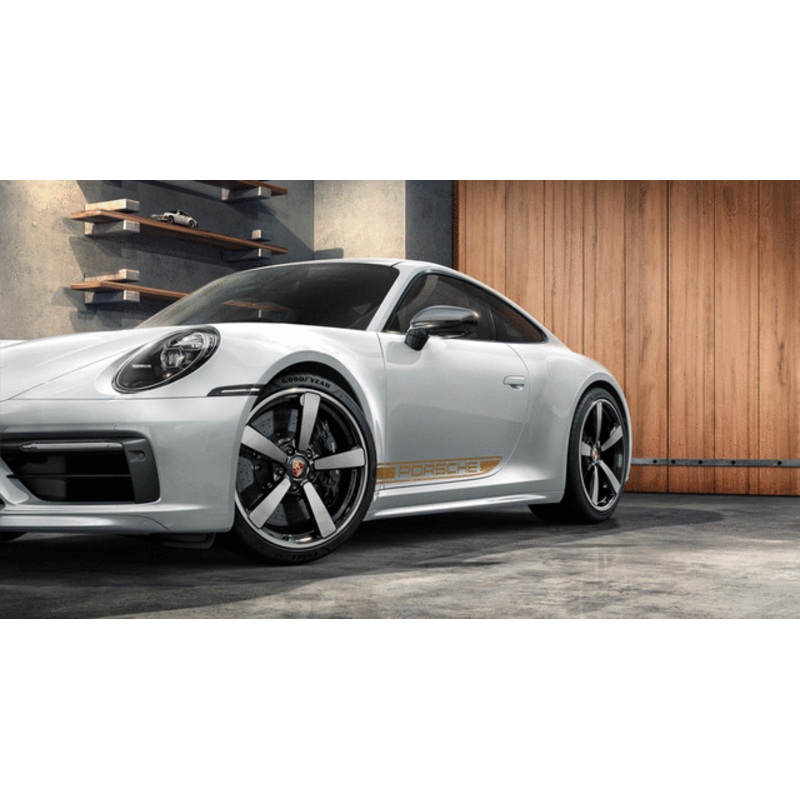 Decorative Side Logo Porsche Gold – 9920448205524K – 992 18-23
