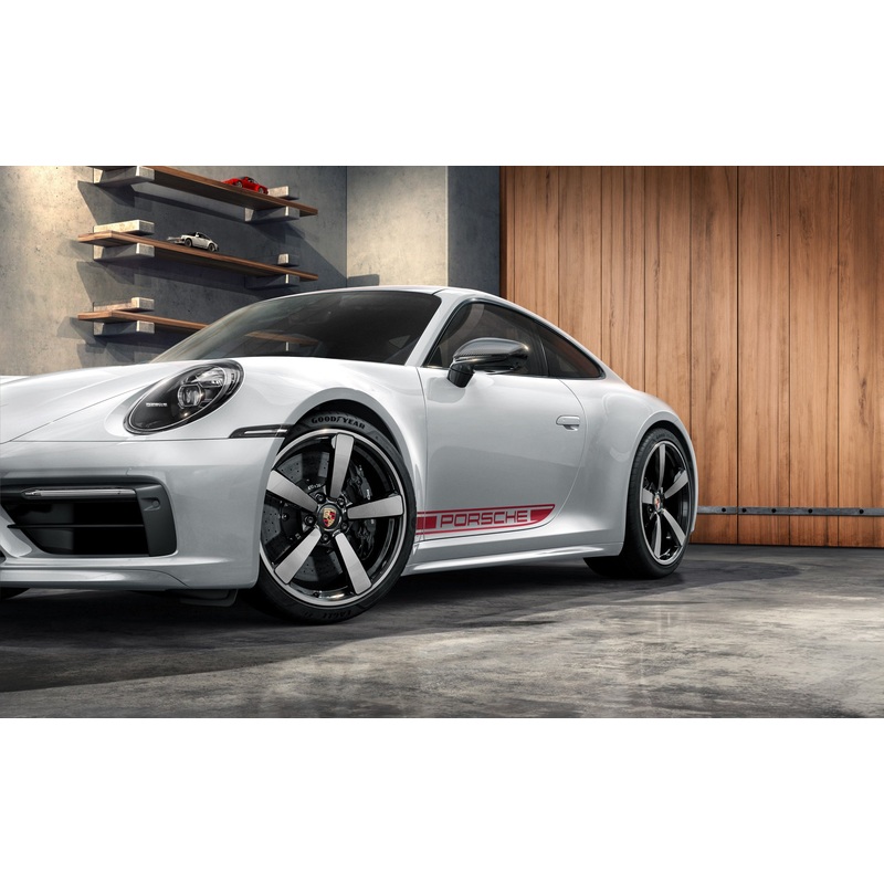Decorative Side Logo Porsche Guards Red – 9920448205584A – 992 18-23