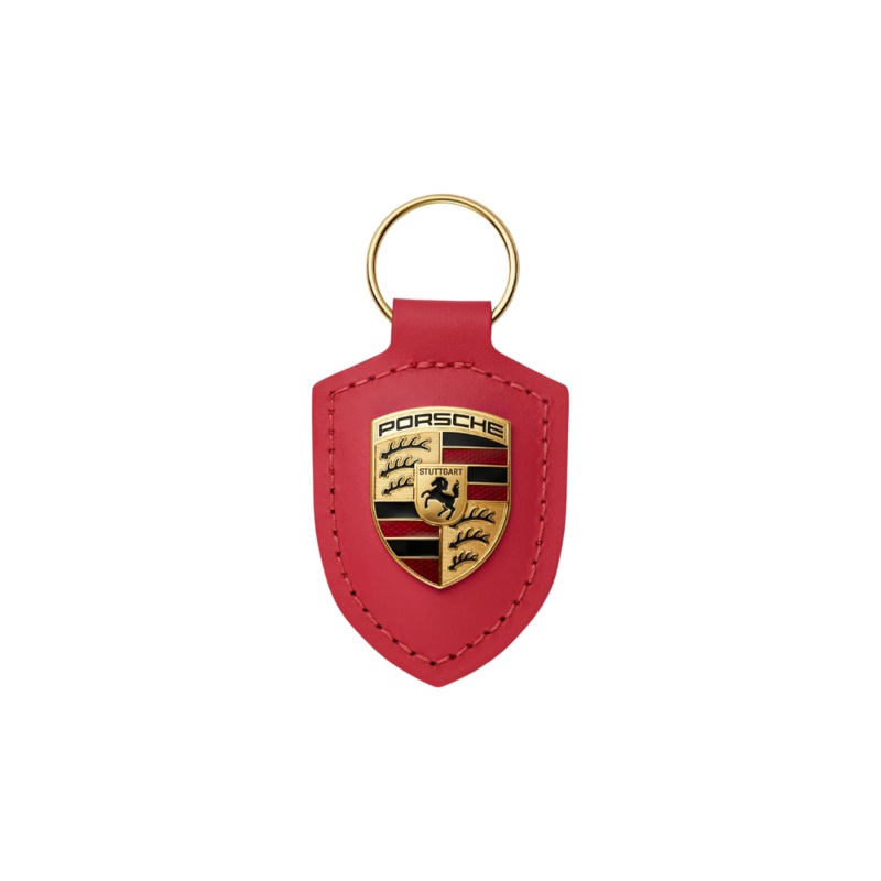 Genuine Porsche Crest Key Ring Red – WAP0500920E