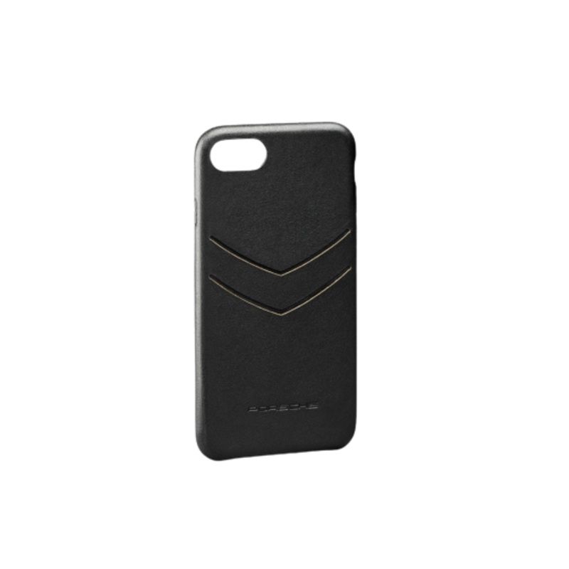 Genuine Porsche iPhone 8 Snap-On Case Black Leather – WAP0300210K