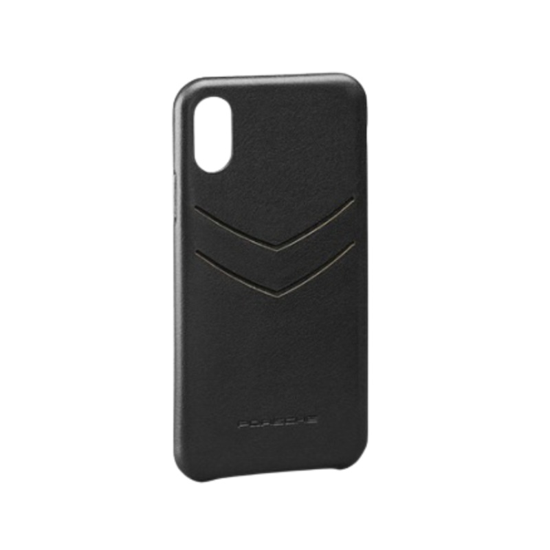 Genuine Porsche iPhone XS Max Snap-On Case Black Leather – WAP0300040KIPH
