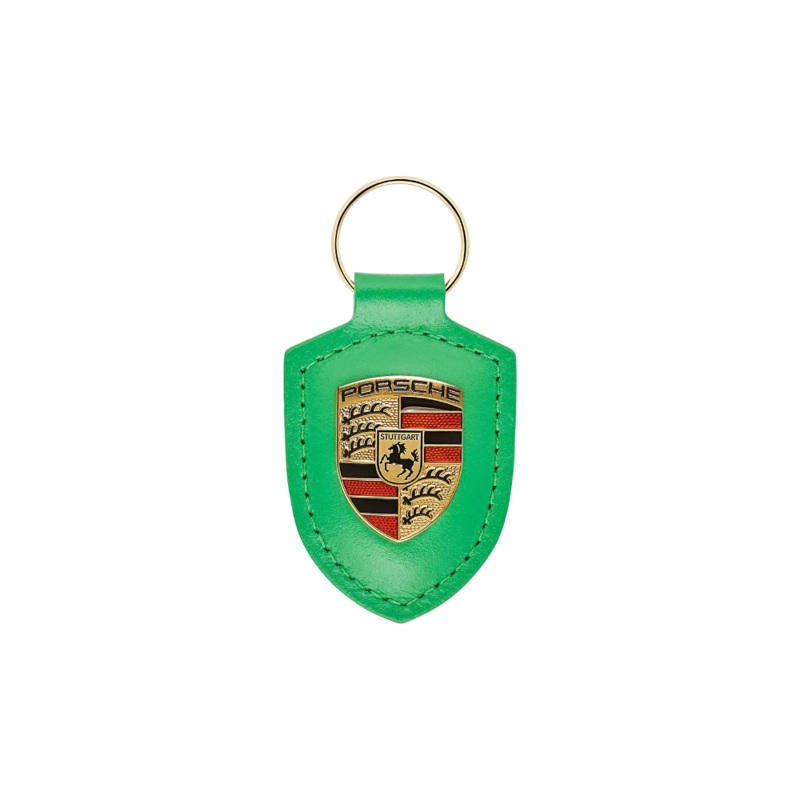 Genuine Porsche Python Green Crest Keyring – WAP0500330NWSA