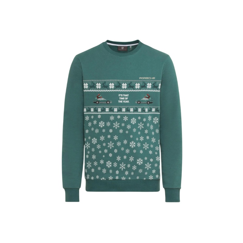 Genuine Porsche Christmans Sweatshirt Green – WAP151XXL0PCHG