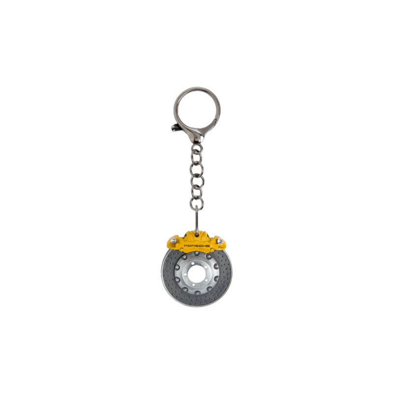 Genuine Porsche Keyring Brake Disc Yellow – WAP0503700PSAB