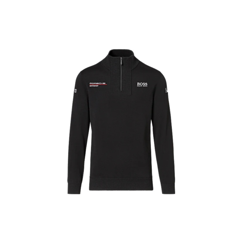 Genuine Porsche Pullover – Motorsport Collection Black – WAP1210XS0MMSR