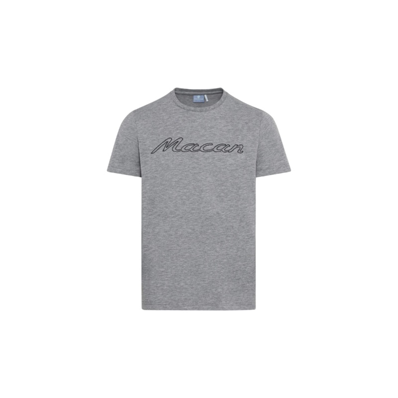 Genuine Porsche T-Shirt Macan Grey Melange – WAP13700M0PMSM
