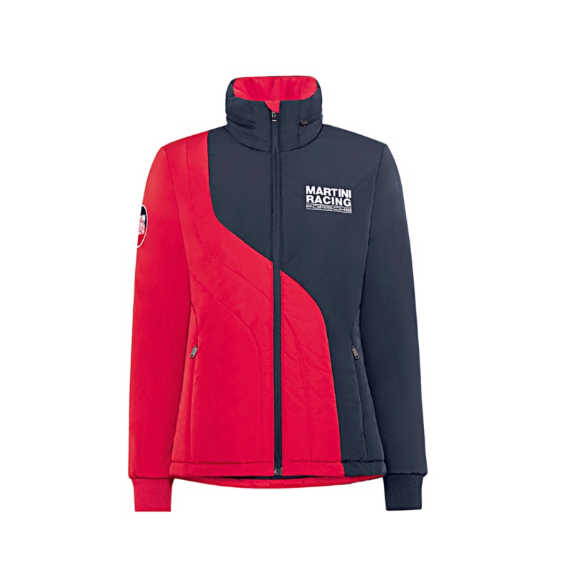 Genuine Porsche Martini Racing Padded Jacket Dark Blue/Red – WAP555XXL0P0MR