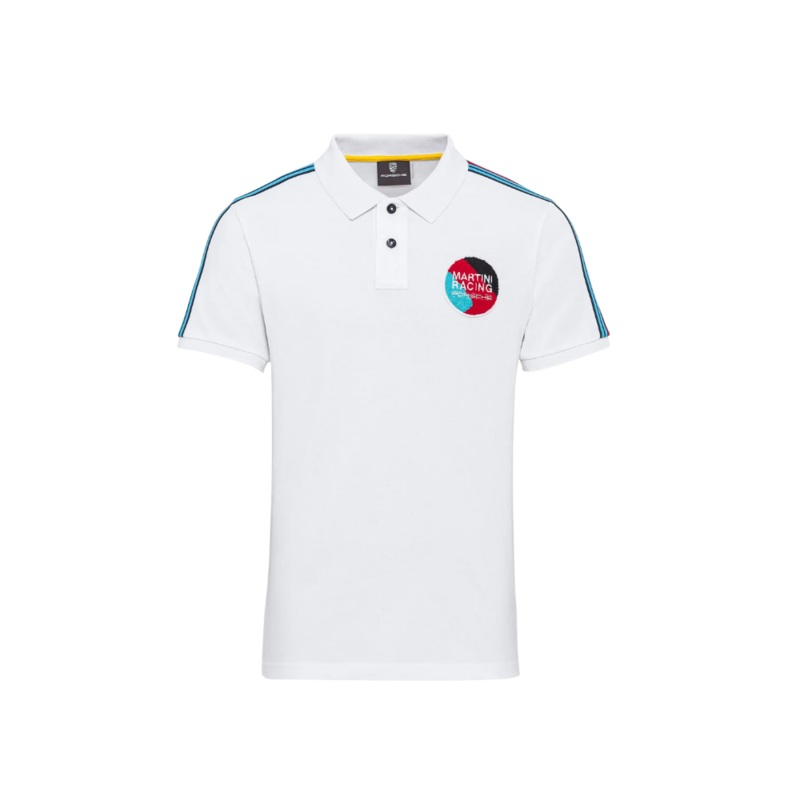 Genuine Porsche Martini Racing Polo Shirt Logo White – WAP5500XL0P0MR