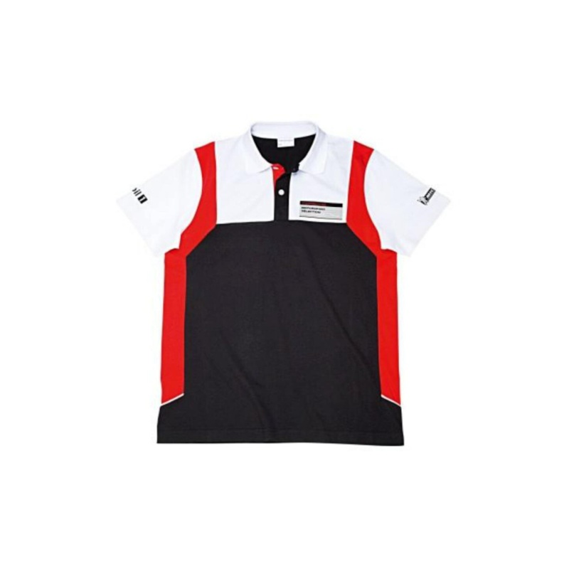 Genuine Porsche Motorsport Collection Polo Shirt Black/White/Red – WAP79800S0F