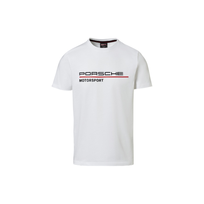 Genuine Porsche Motorsport Fanwear Collection White T-Shirt – WAP80700S0LFMS