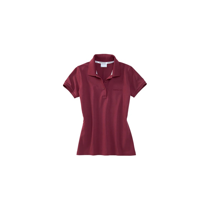 Genuine Porsche Polo Shirt Porsche-Logo Burgundy – WAP90800S0E