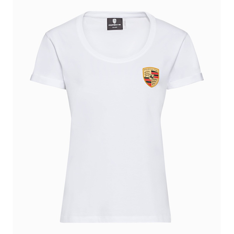 Genuine Porsche Porsche Crest T-Shirt White – WAP7260XS0NPOR