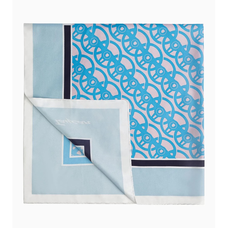 Genuine Porsche Silk Scarf Taycan Blue – WAP9410010NUSA