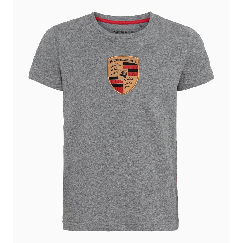 Genuine Porsche T-Shirt Children’s Grey Melange – WAP9621220PRS2