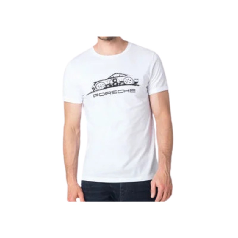 Genuine Porsche T-Shirt White – WAP7230XS0NPOR