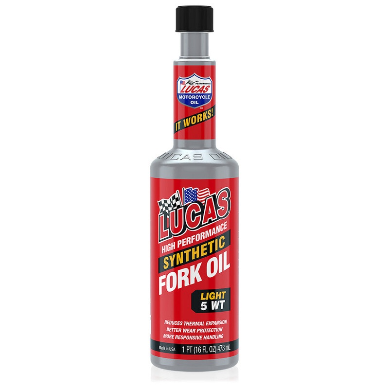 10771 Lucas Synthetic Fork Oil 5Wt 16Oz