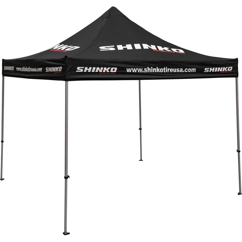 Aluminum Canopy 10’x10′ Black W/Heavy Duty Frame