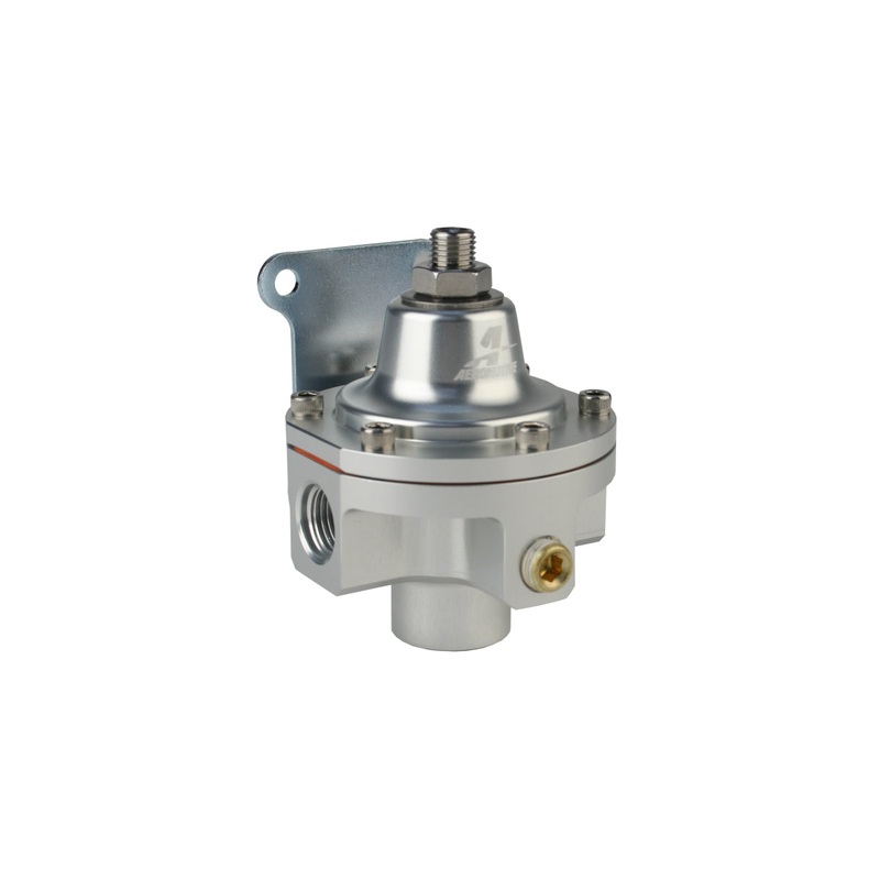 Aeromotive 3-Port Carbureted Bypass Regulator – 2 x ORB-06 / 1 x ORB-6