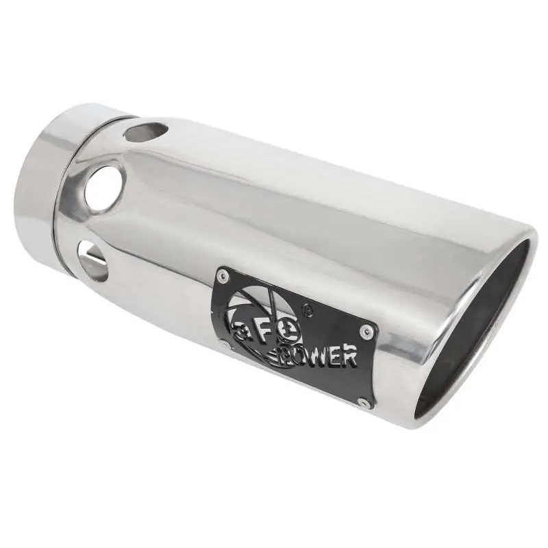 aFe Large Bore-HD 3in 409-SS DPF-Back Exhaust System w/ Polished Tip 14-19 RAM 1500 V6 3.0L (td)