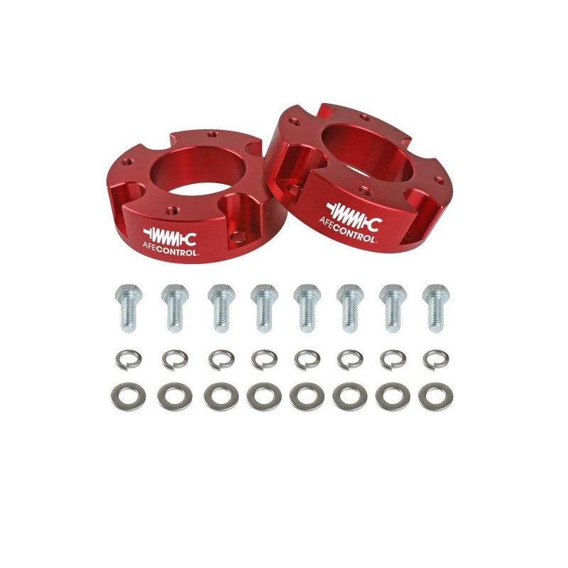 aFe CONTROL 1.875 IN Leveling Kit 22-23 Toyota Tundra – Red