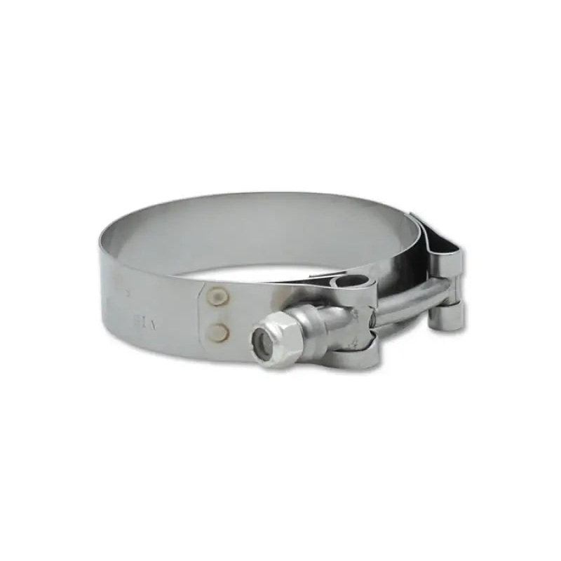 Vibrant SS T-Bolt Clamps Pack of 2 Size Range: 4.20in to 4.60in O.D. For use with 4in I.D. couplings
