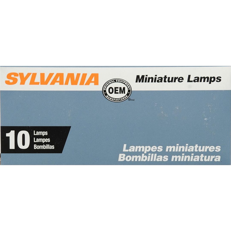 Turn Signal Light Bulb 7440; Halogen Mini Bulb; Clear; Pack Of 10