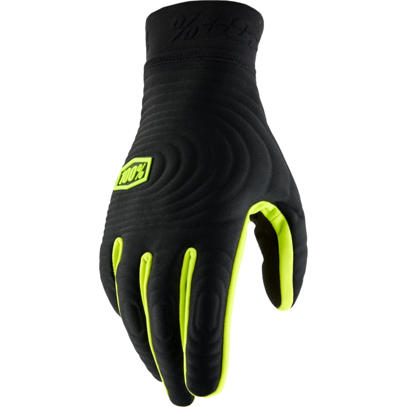 Brisker Xtreme Gloves Black/Fluo Yellow Sm
