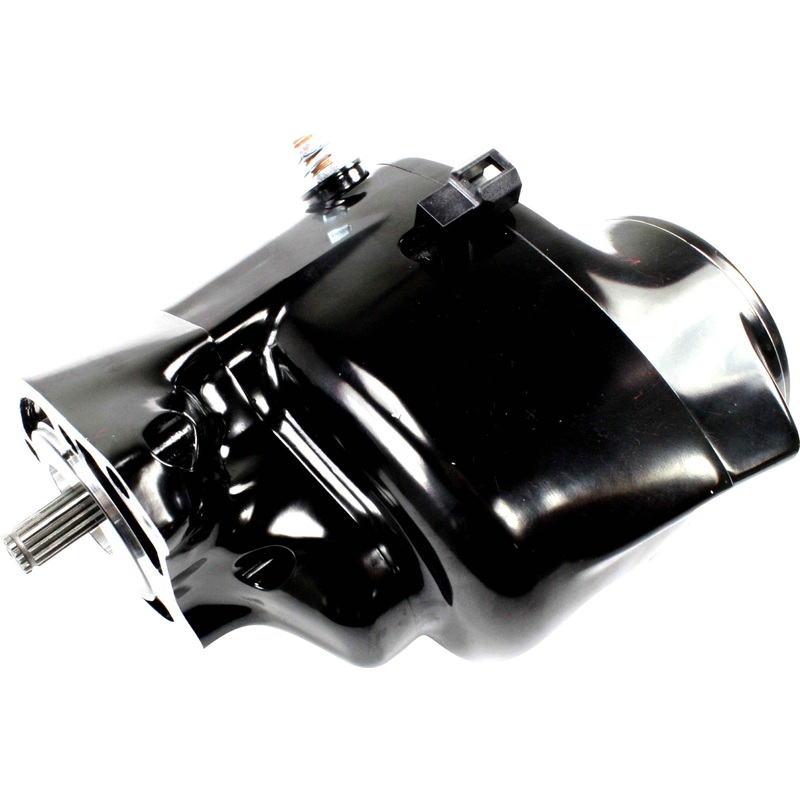 Starter 1.4kw Stealth Black `89 93 Big Twin (Except Flh/T)