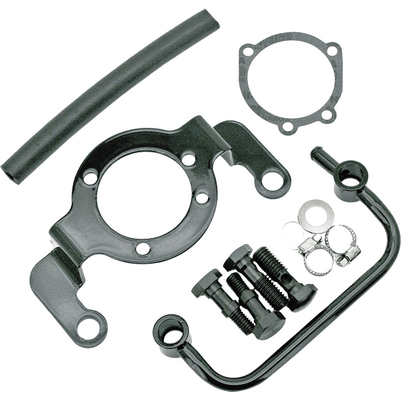 Bracket/Breather Kit Black