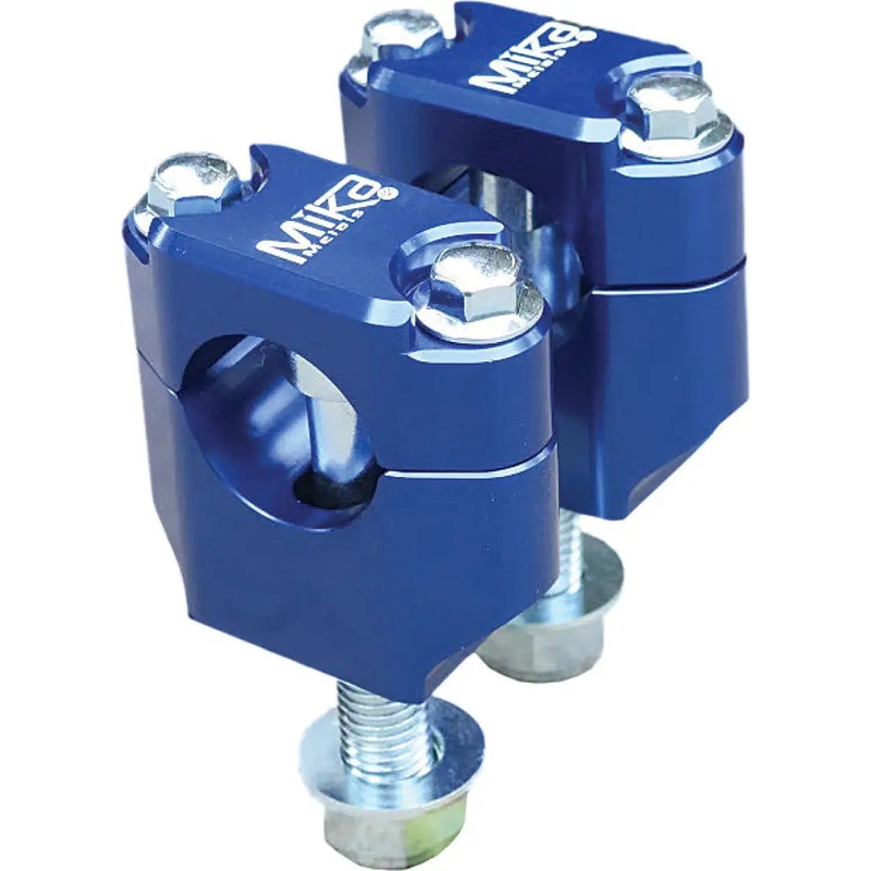 Bar Clamps Rubber Mounted 1 1/8″ Blu