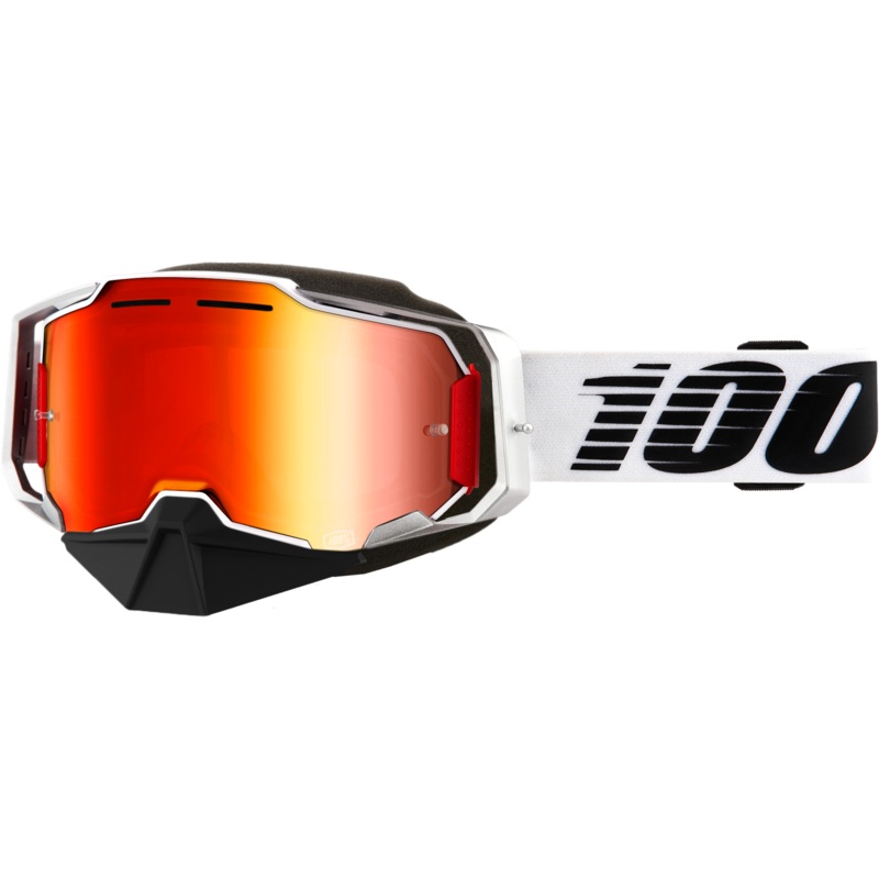 Armega Snowmobile Goggle Lightsaber Mirror Red Lens