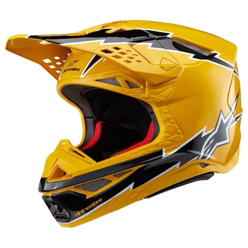 Supertech S M10 Ampress Helmet Black/Orange Glossy Xs