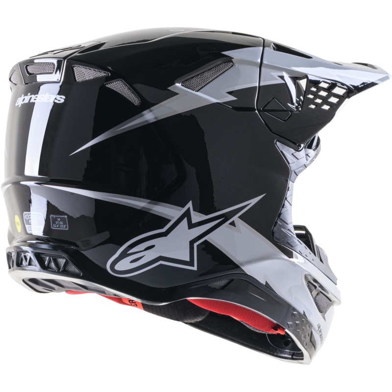 Supertech S M10 Ampress Helmet Black/White Matt Xs