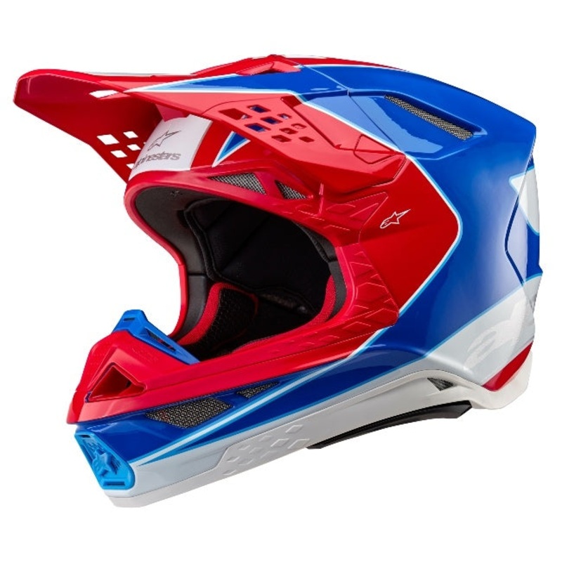 Supertech S M10 Bale Helmet Bright Red/Blue Glossy Xs