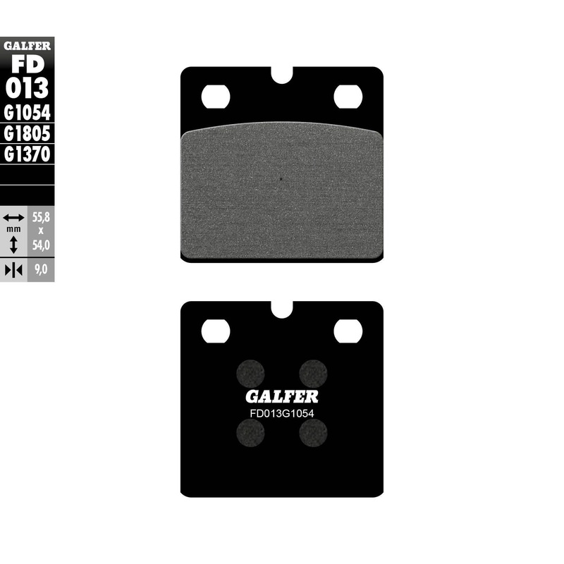 Brake Pads Semi Metallic Fd013g1054