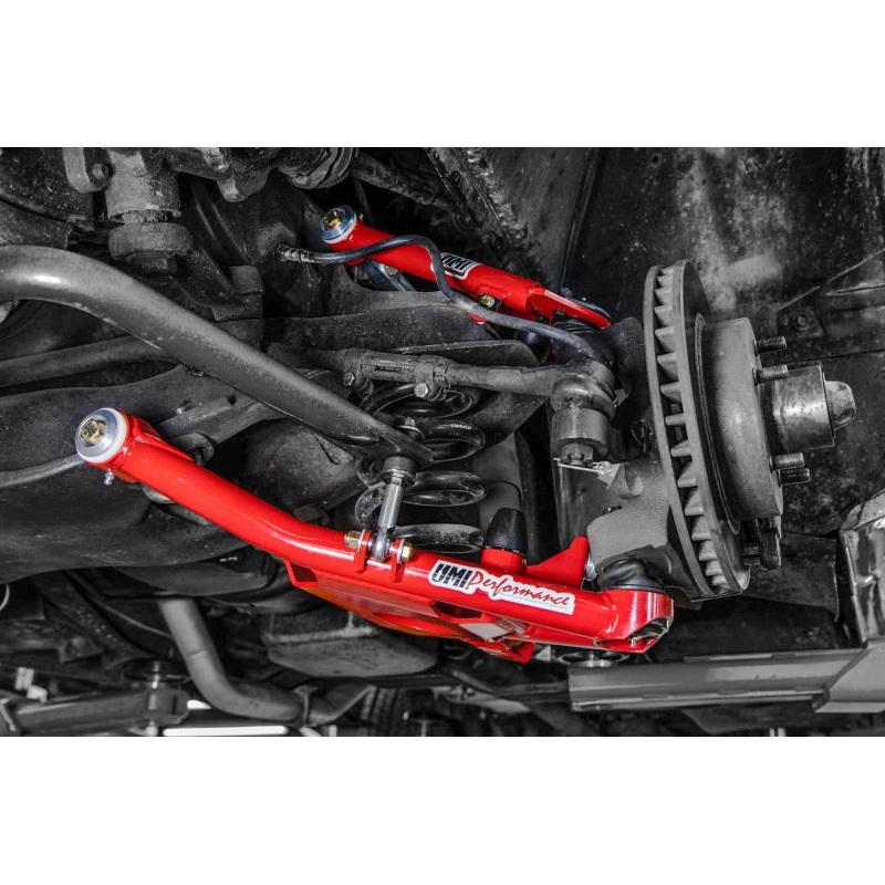 UMI Performance 73-87 GM C10 Street Performance A-Arm Kit – Red