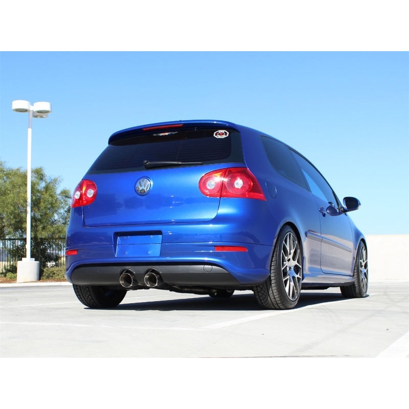 aFe MACHForce XP 2-1/2in SS-304 Cat-Back Exhausts w/ Polished Dual Tips 2008 VW Golf R32 V6-3.2L MKV