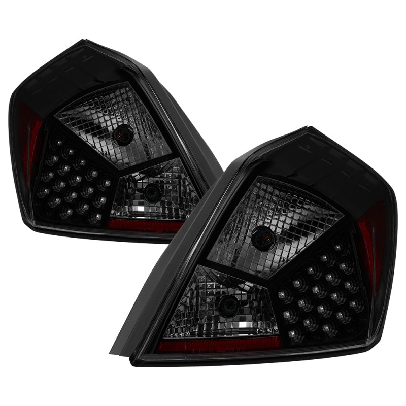 xTune Nissan Altima 07-12 Sedan LED Tail Lights – Black Smoked ALT-JH-NA07-4D-LED-BSM