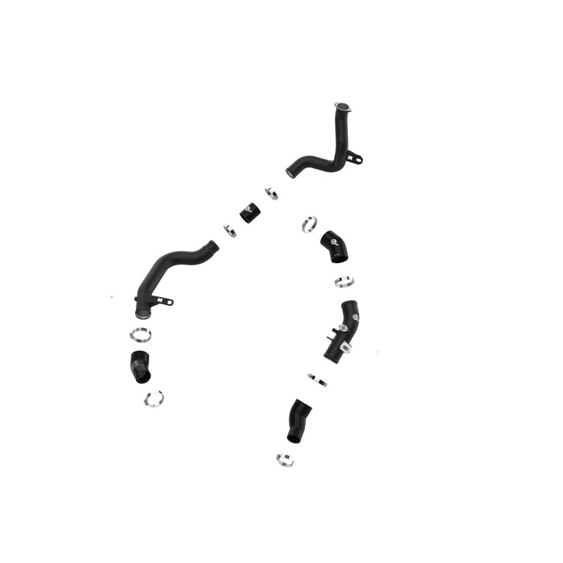 aFe 19-22 Hyundai Veloster N L4 2.0L (t) BladeRunner Aluminum Hot & Cold Charge Pipe Kit – Black