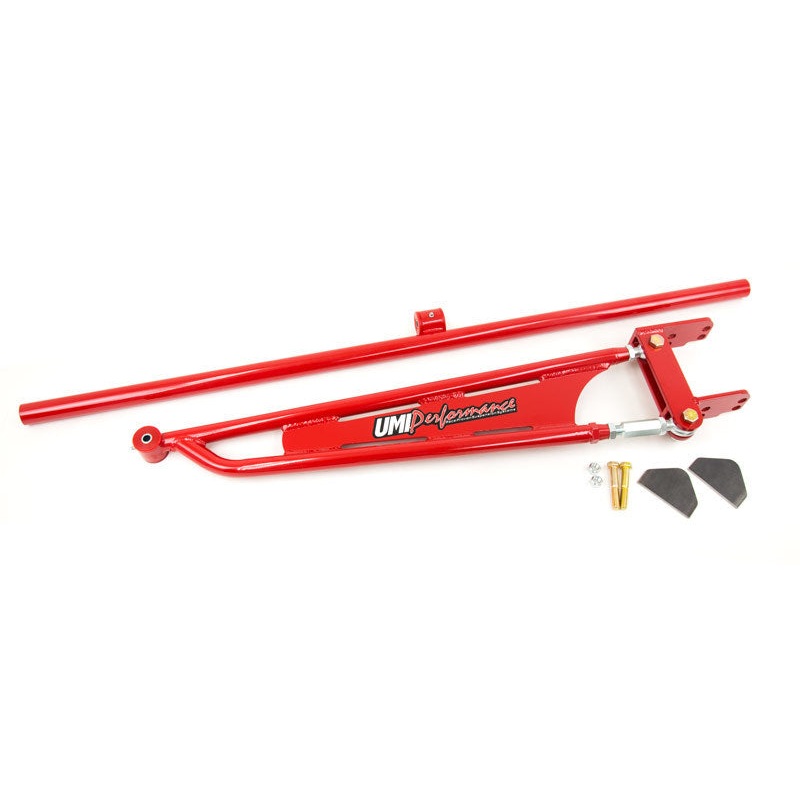 UMI Performance 82-02 GM F-Body Weld In Mild Steel Torque Arm Straight Crossmember – Red